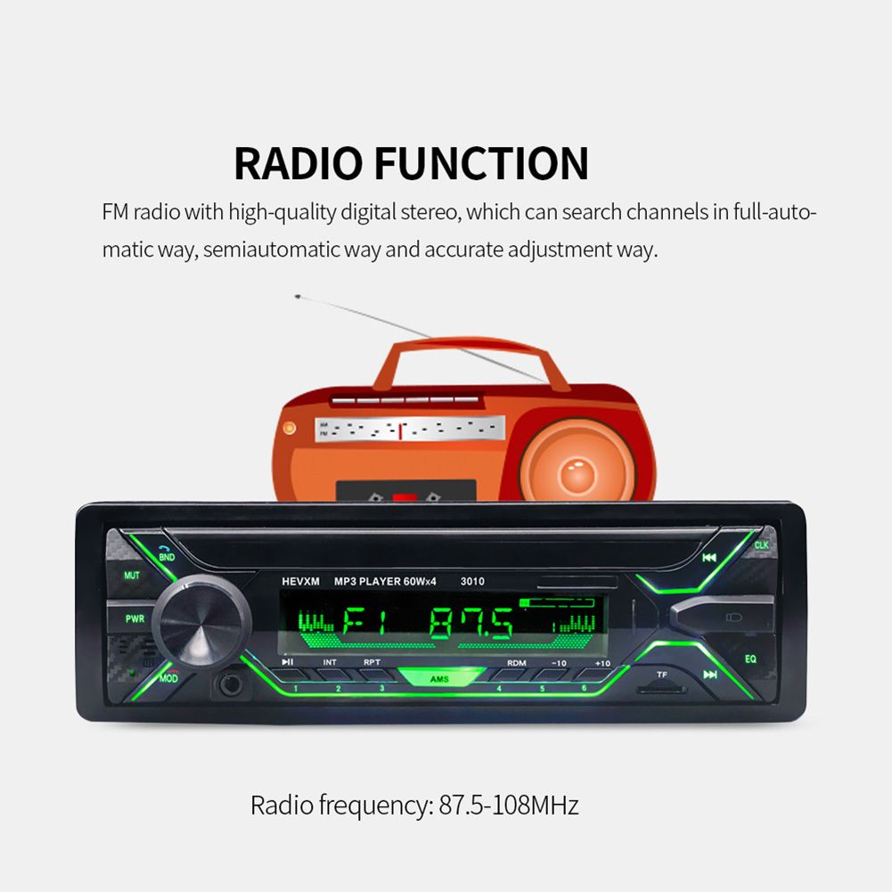 Car  Single DIN Car Radio Digital Media Receiver