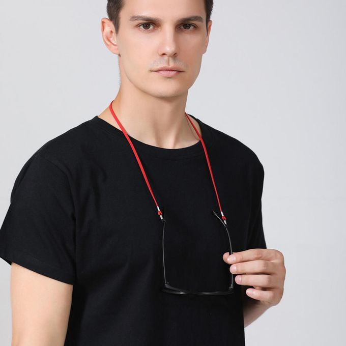 Eyeglass Strap Eyeglasses Chains Sports Eye Glasses Strings Sports Red