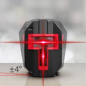 Dual module red laser line projector
