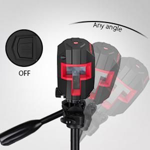 Dual module red laser line projector