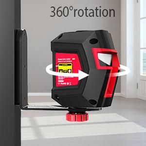 Dual module red laser line projector