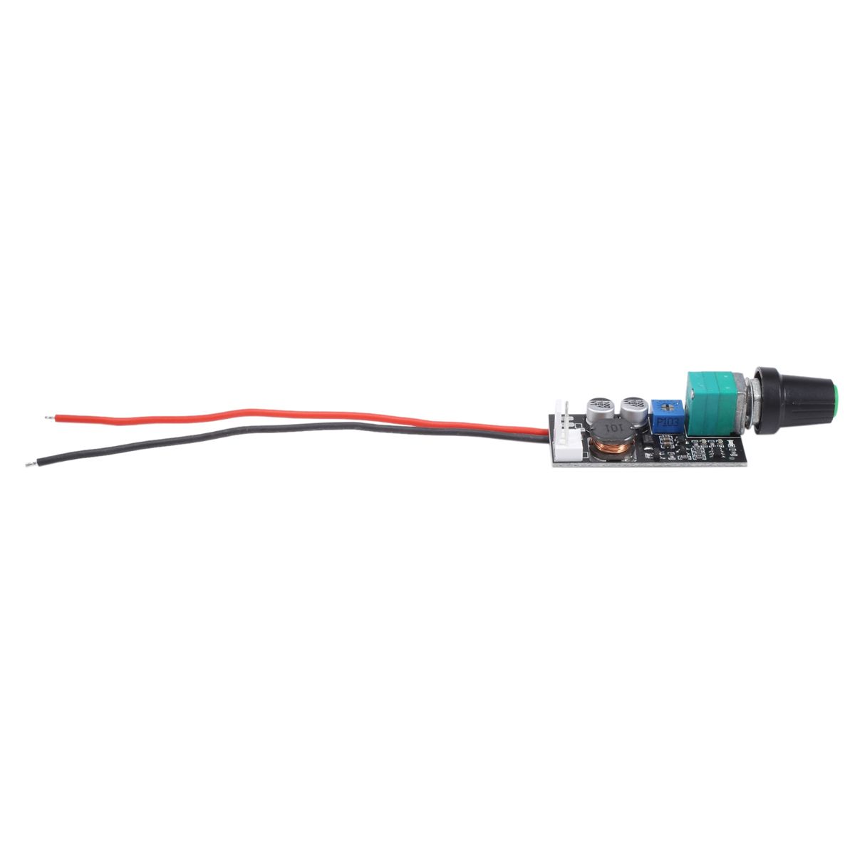 DC 5V 12V Adjustable PWM Fan Speed ControllerKnob Switch 23 Wire Fan Speed Governor Noise Reduction Can Be Shut Down