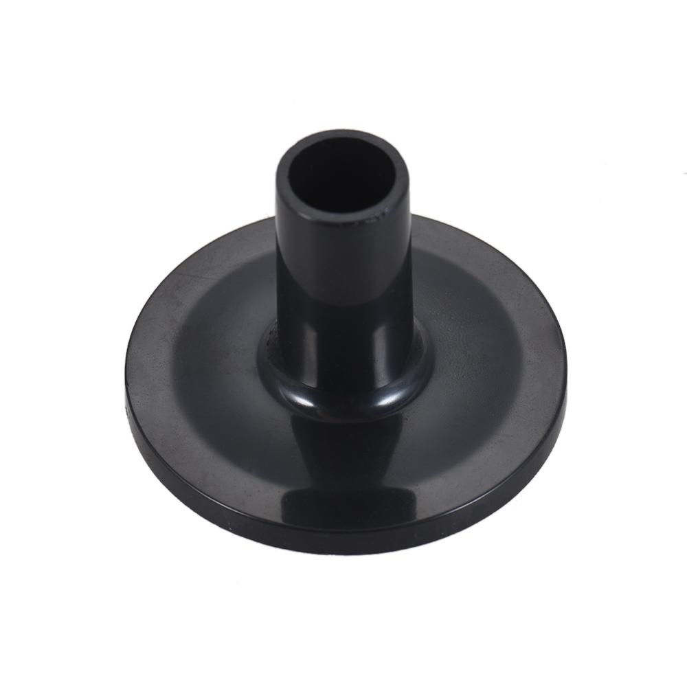 Black Drum Cymbal Sleeves Plastic Drum Set Cymbal Stands Replacement with Flange Base 10 Pack