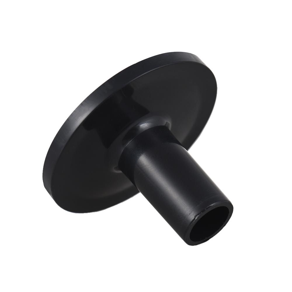 Black Drum Cymbal Sleeves Plastic Drum Set Cymbal Stands Replacement with Flange Base 10 Pack