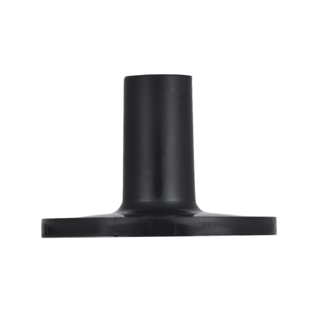 Black Drum Cymbal Sleeves Plastic Drum Set Cymbal Stands Replacement with Flange Base 10 Pack