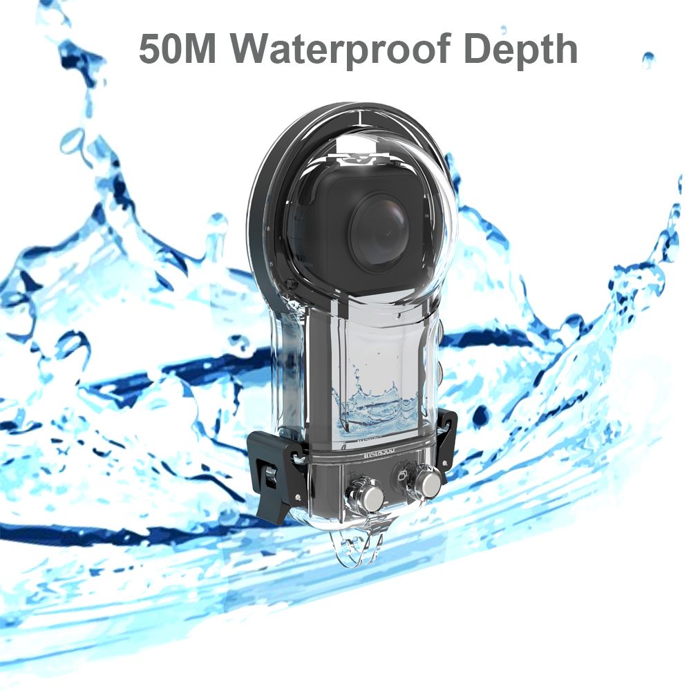 Panoramic Sports Camera Dive Case Waterproof Housing Diving