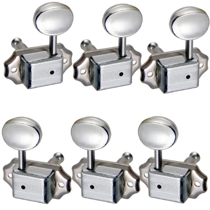Classic Guitar Tuning Pegs Tuner Round Heads For Electric Guitar 3R3L