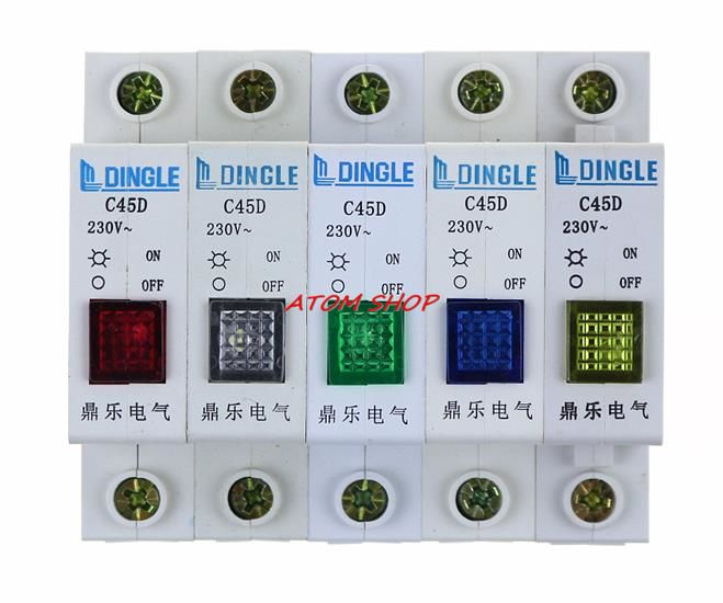 Circuit Breaker Indicator Light Signal Lamp Red Yellow
