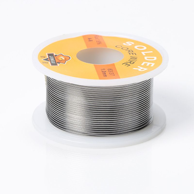 Welding Wire Reel 50g FLUX 2.0% 1mm/0.8mm 63/37 45FT Tin Lead Line Rosin Core Flux Solder Soldering