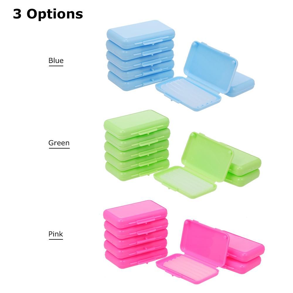 10PCS Teeth Wax Kit Pain Relief for Orthodontic Braces Wearers 1 Box of 5 Strips Dental Wax for Oral Care