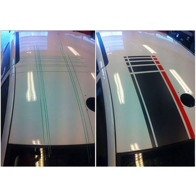 5M Vinyl Car Wrap  Less Tape Stickers Cutting Tool Film Green