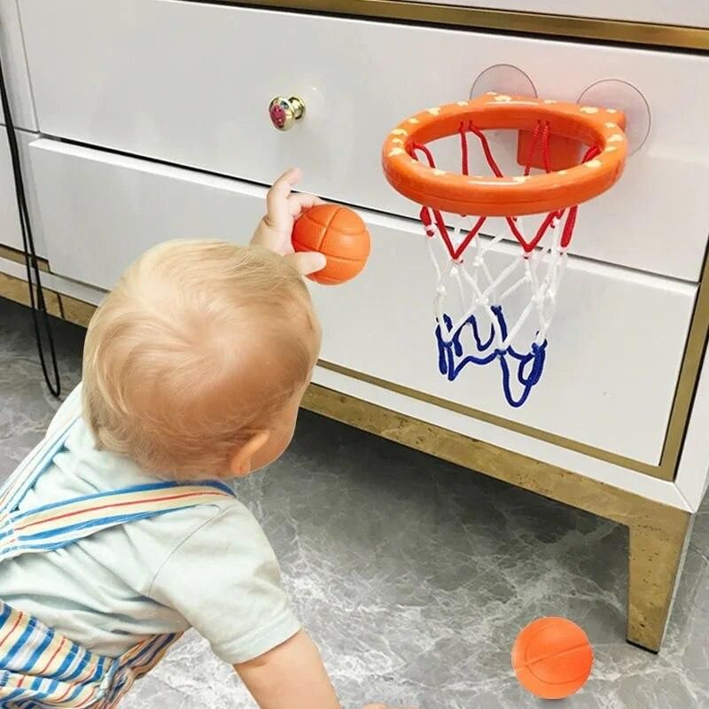 Kids Basketball Baby Bath Toy Toddler Boy Water Toys Bathroom Bathtub Shooting Basketball Hoop Kids Outdoor Play Set Cute Whale