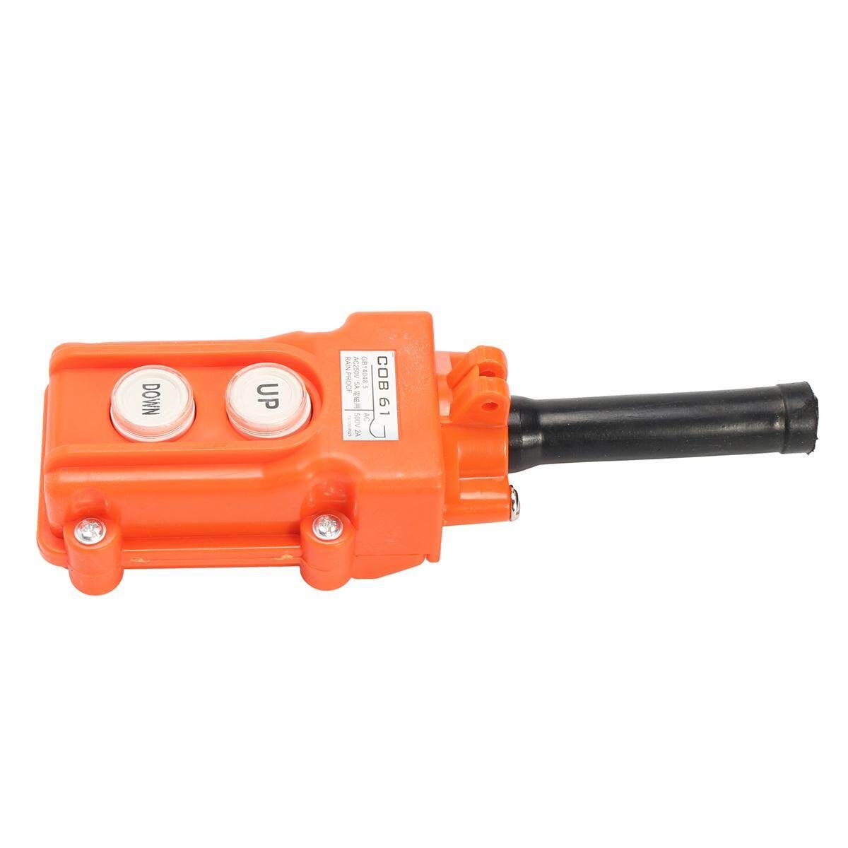 Crane Pendant Control Hoist Pushbutton Switch Station Up-Down Rainproof Button