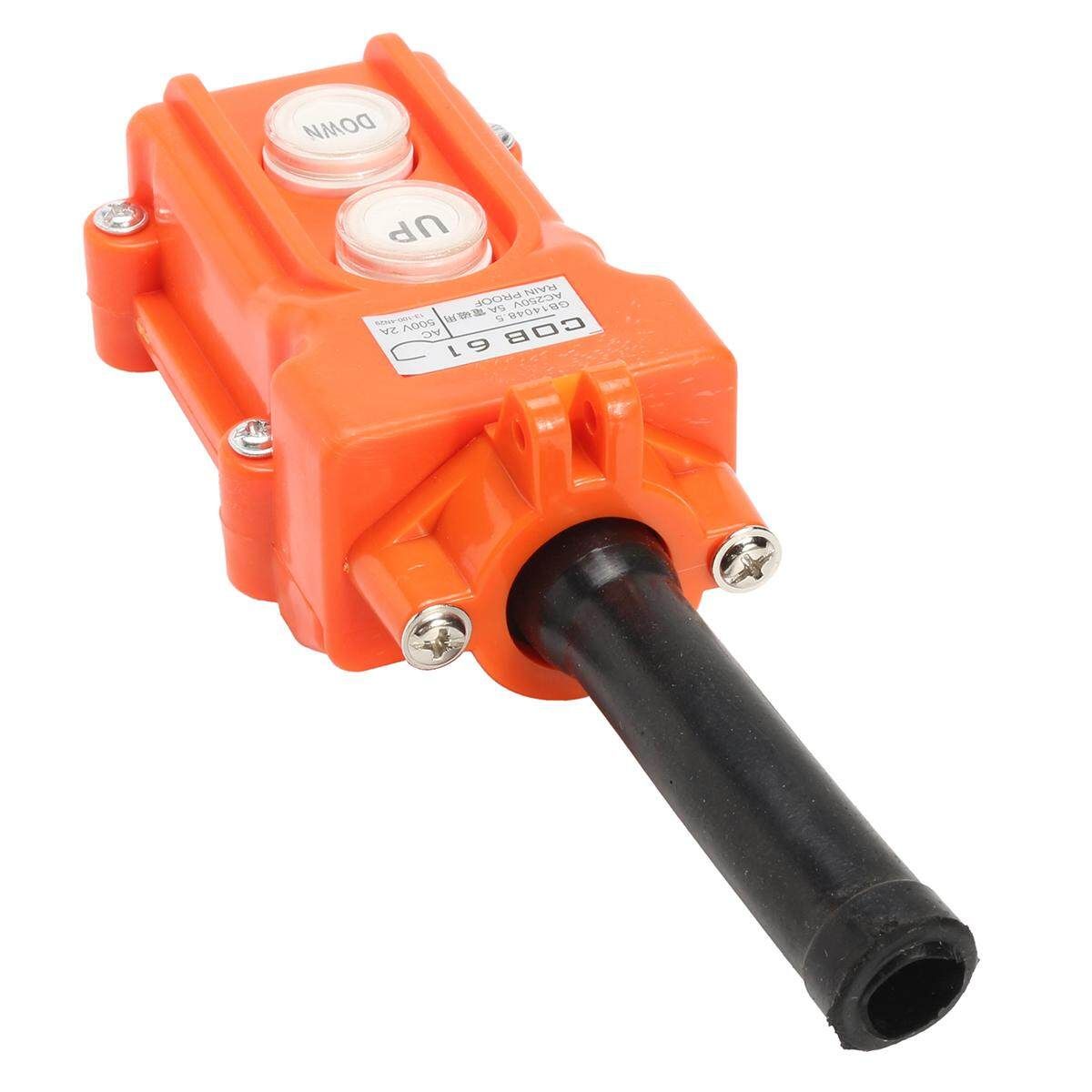 Crane Pendant Control Hoist Pushbutton Switch Station Up-Down Rainproof Button