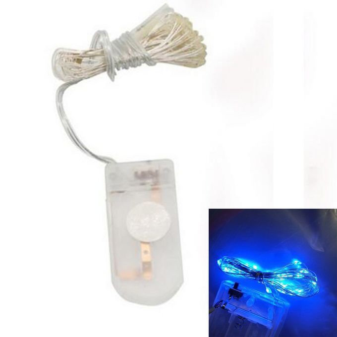 Light String  O Er Wire   Holiday De Oration Lanterns    O Er  -blue-1m 10 Lights