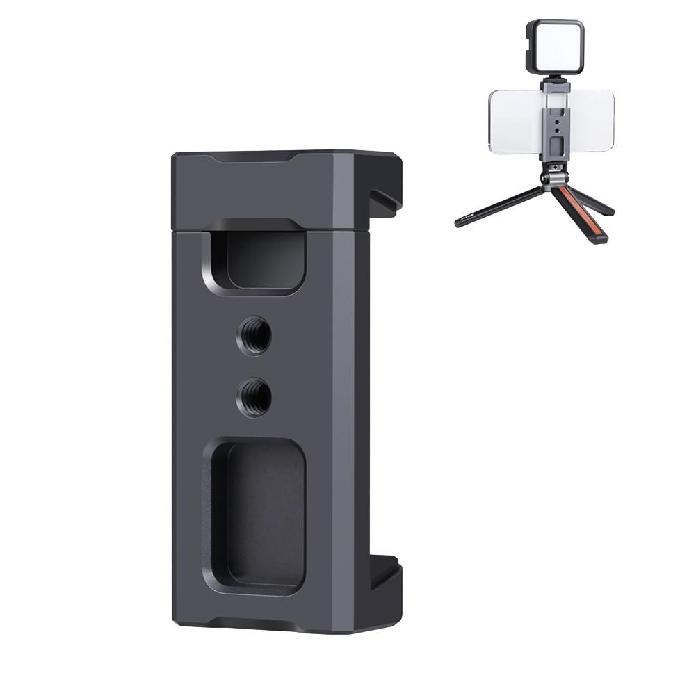 Cold Shoes Aluminum Alloy Phone Clamp Holder Bracket Horizontal and Vertical Photography Quick Release Mobile Phone Clip