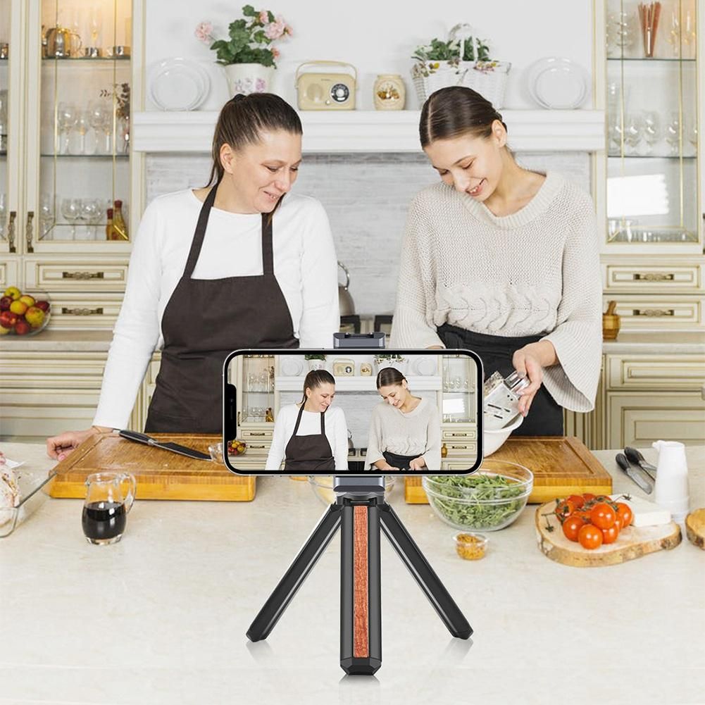 Cold Shoes Aluminum Alloy Phone Clamp Holder Bracket Horizontal and Vertical Photography Quick Release Mobile Phone Clip