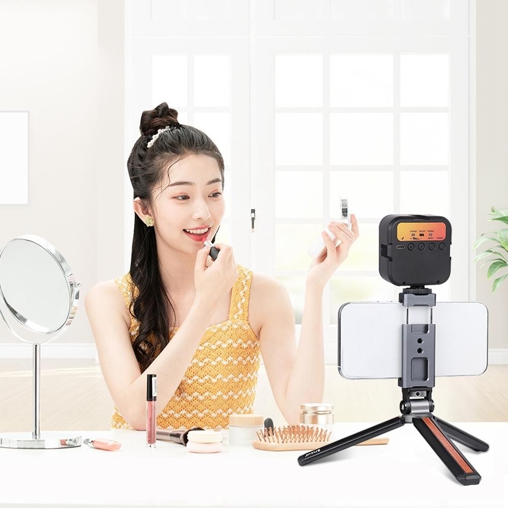 Cold Shoes Aluminum Alloy Phone Clamp Holder Bracket Horizontal and Vertical Photography Quick Release Mobile Phone Clip