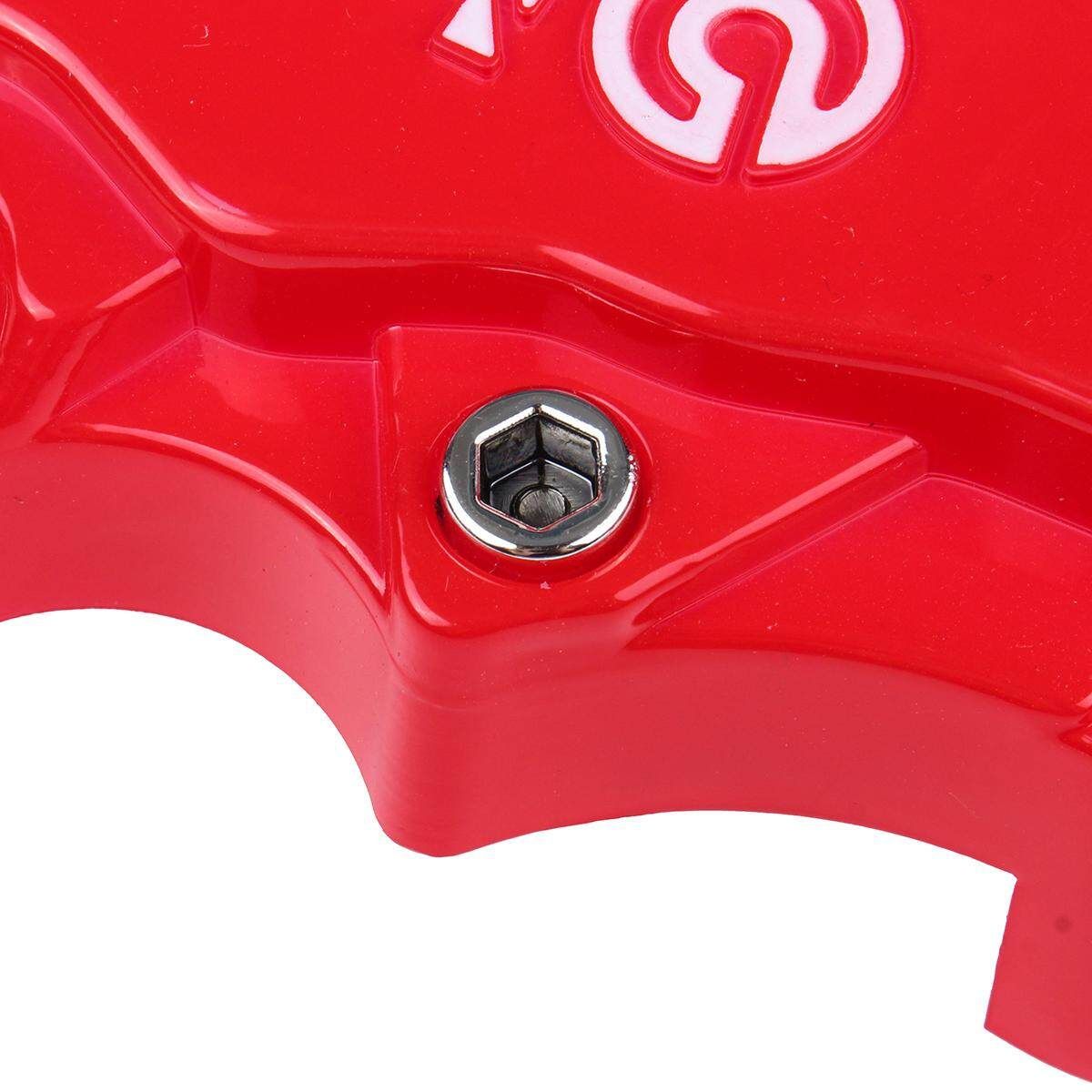 4PCS Car Auto Brake Caliper Cover With 3D Word Universal Fit 18.3-23.6 Inch Wheel