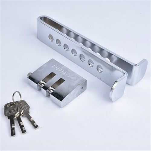 1 X Car Brake Clutch Pedal Lock Steel Stainless Anti-Theft Strong Security For Clutch Pedal