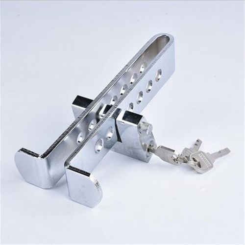 1 X Car Brake Clutch Pedal Lock Steel Stainless Anti-Theft Strong Security For Clutch Pedal