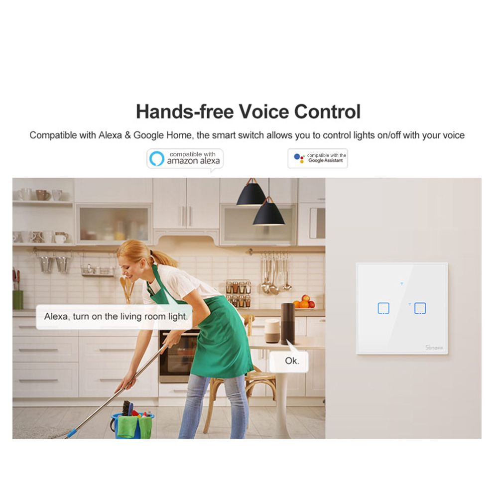 WIFI Wall Switch 1/2/3 Gang TX Series Intelligent