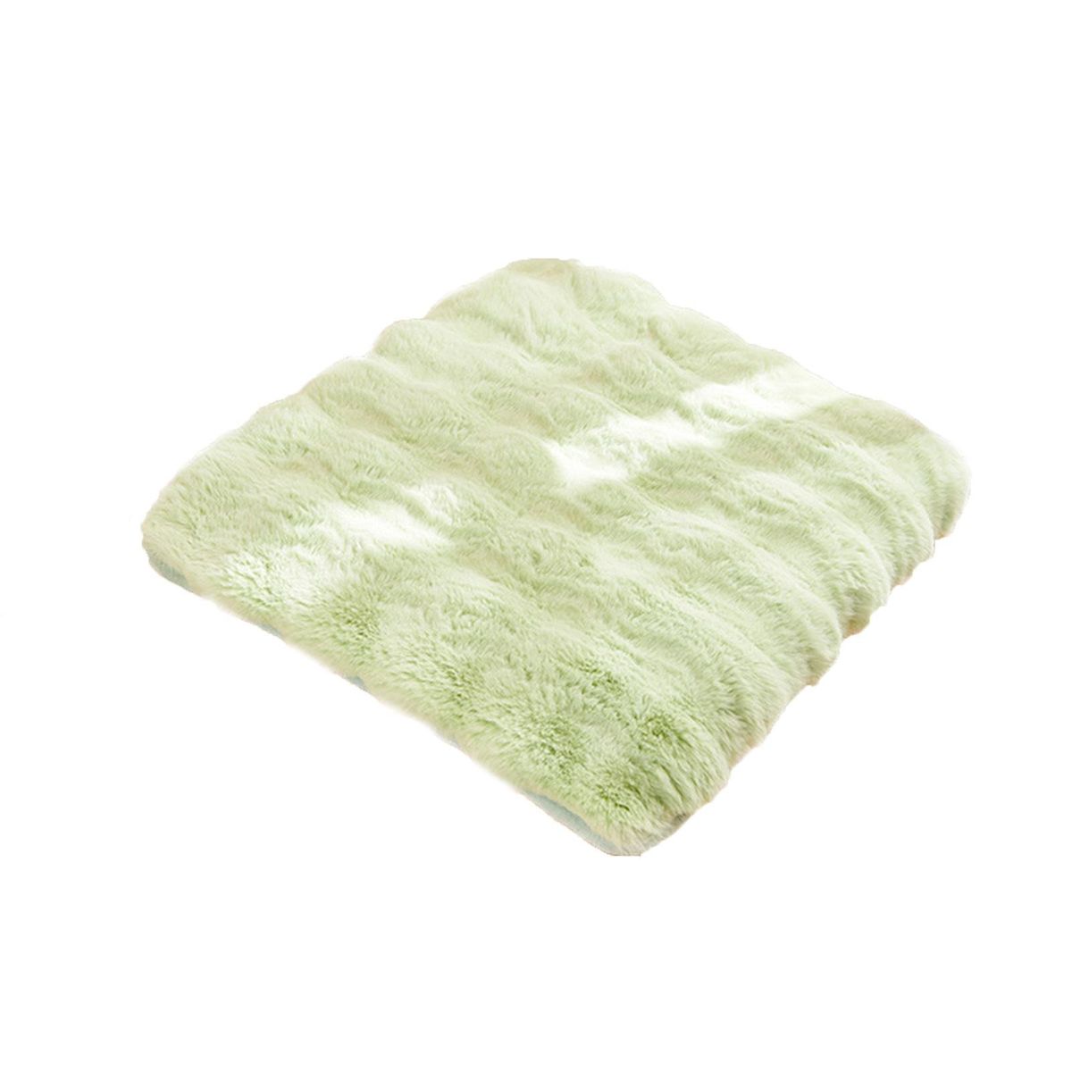 Seat Cushion Plush Material Seat Cushion Light Green