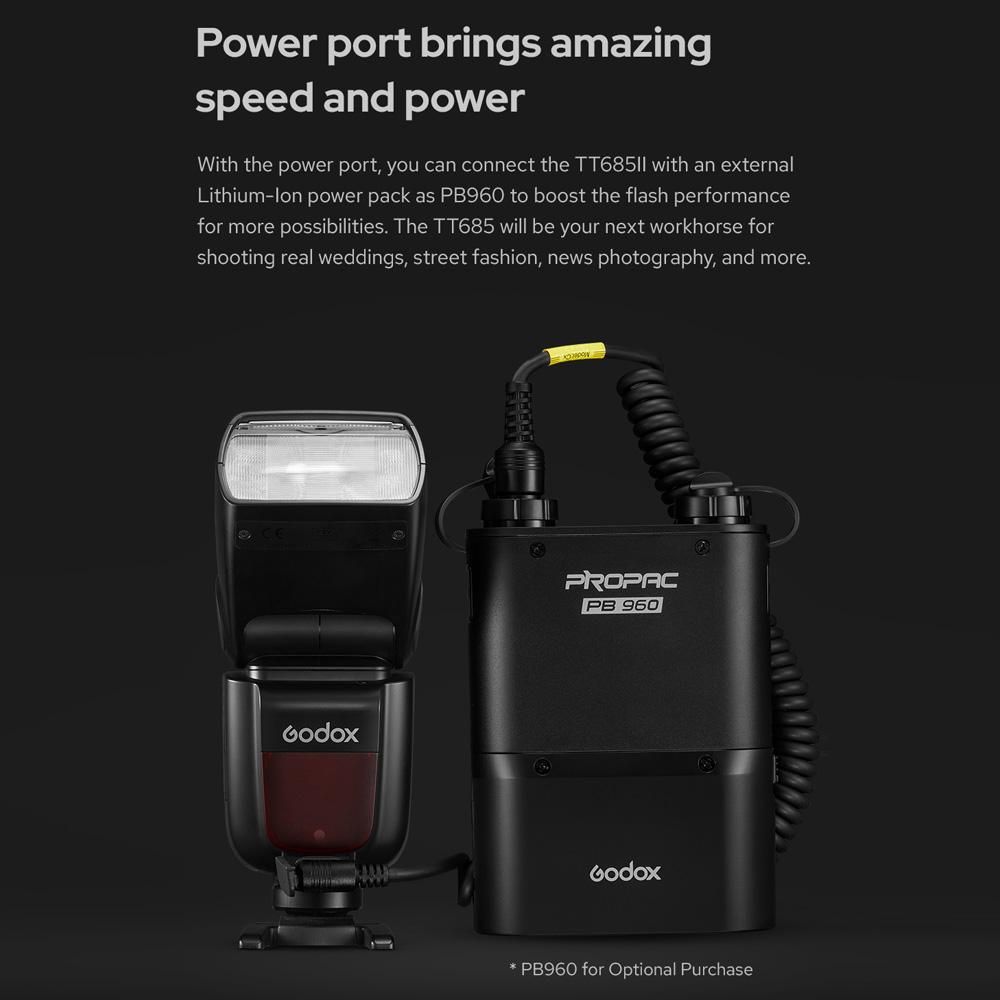 Godox Thinklite TT685IIN TTL On-Camera Speedlight 2.4G Wirelss X System Flash GN60 High Speed 1/8000s Replacement for Nikon D800 D700 D7100 D7000 D5200 D5100 D5000 D300 D300S D3200