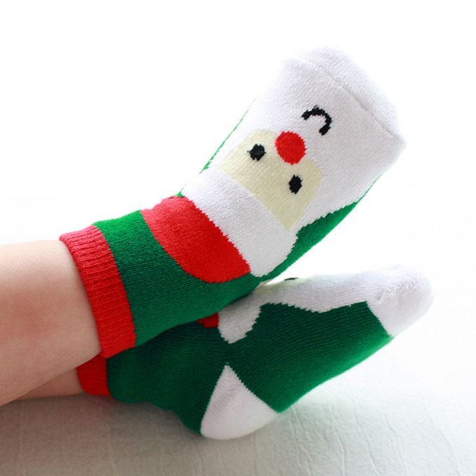 Baby Toddler Warm Christmas Socks Boys Girl Xmas Holiday 1-3 Years 5