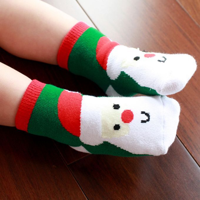 Baby Toddler Warm Christmas Socks Boys Girl Xmas Holiday 1-3 Years 5