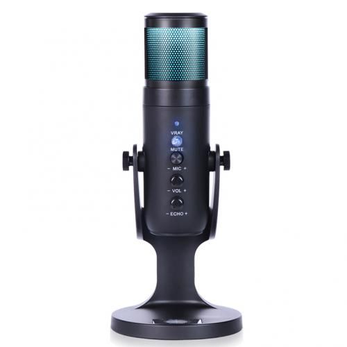 RGB Condenser Microphone For IPhone Android Laptop