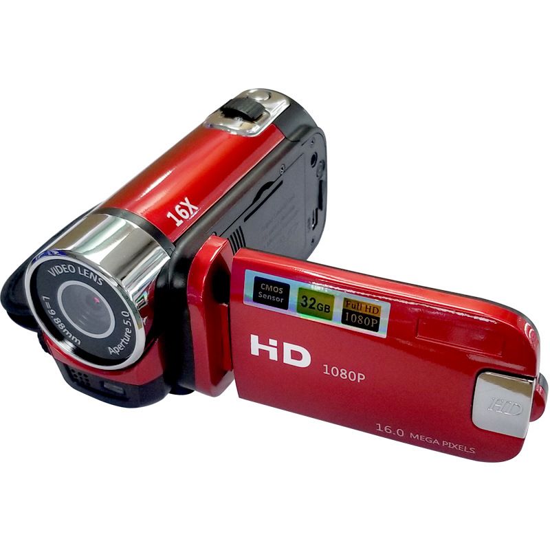 16X Zoom Full HD Digital Video Camcorder 270 Degree Screen Rotation Portable Camera