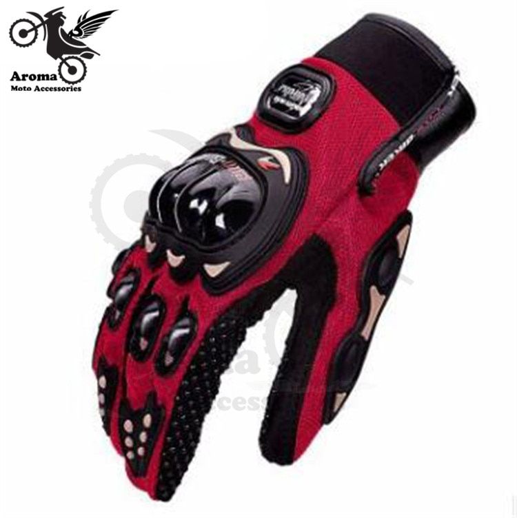 Motorbike Accessories Hand Part Moto Handglove Full Finger Motorcycle Glove For Yamaha Honda Suzuki Kawasaki KTM Gloves Red