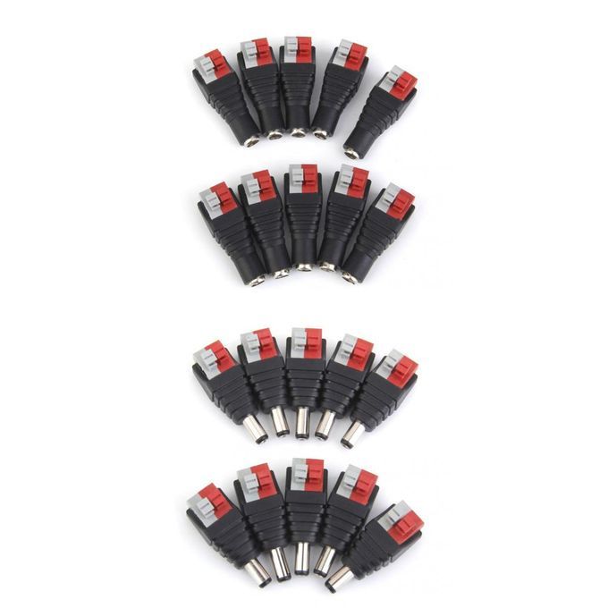 20pcs Camera CCTV BNC Male Female Video Balun Connector