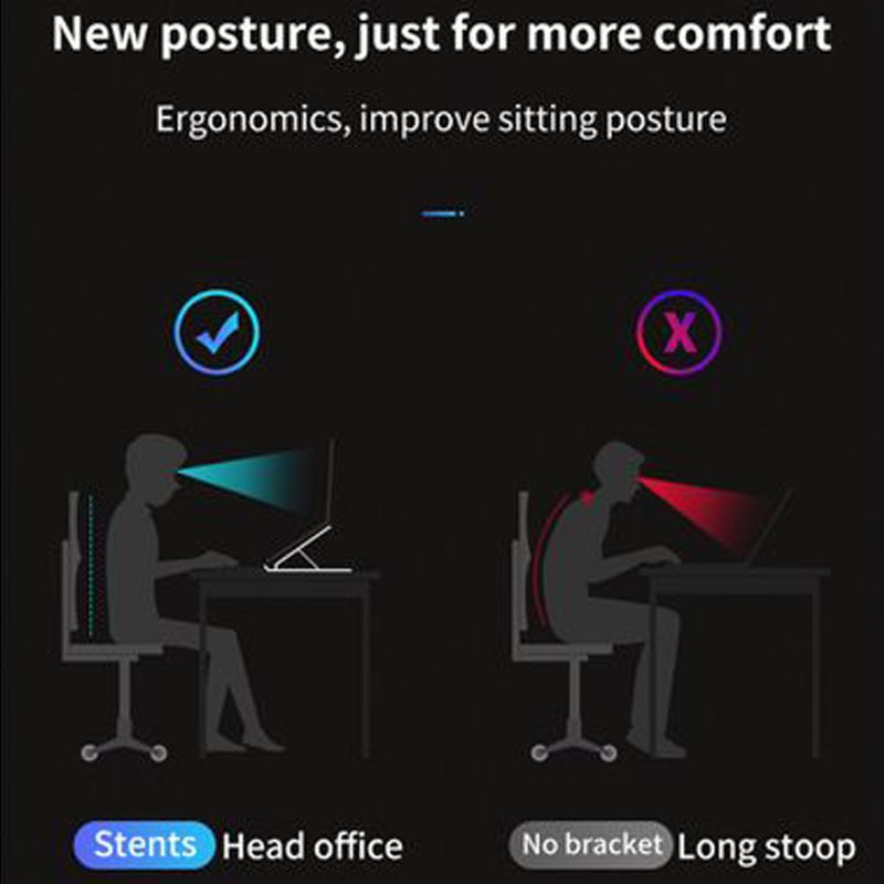 Foldable Portable Computer Stand Support Notebook Bracket