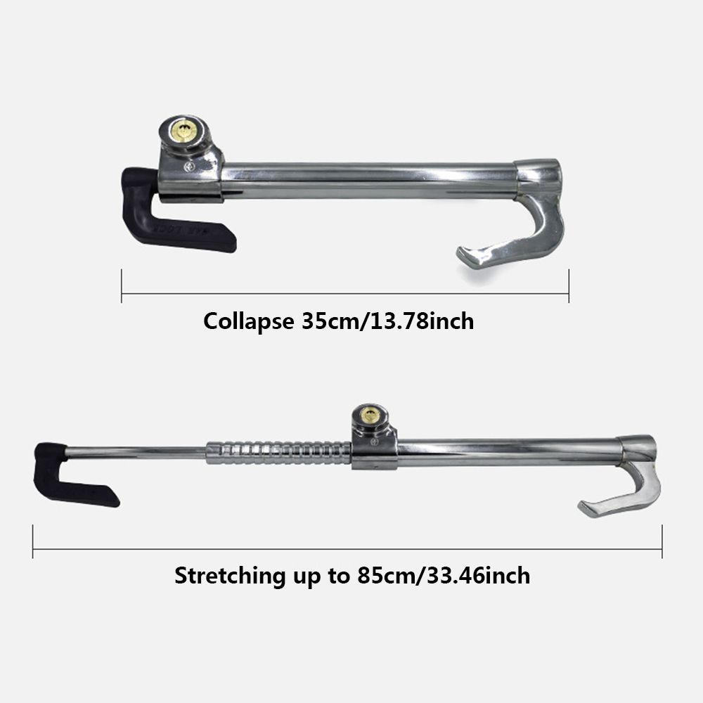 1* Aluminum Steel Car Steering Wheel Lock Universal For All Models Car Steering Wheel Lock Auto
