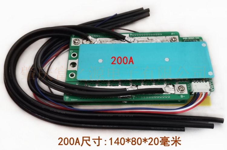 4S 12V 100A 130A 200A 260A 300A 390A BMS LifePo4 Lithium Protection Board Balance High Current Motorcycle Car Start RV Inverter-200A