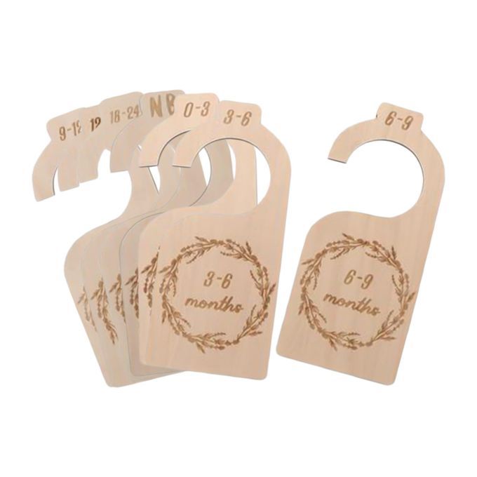 7Pcs/Set Baby Closet Size Hanging Organizer For Baby Style 2