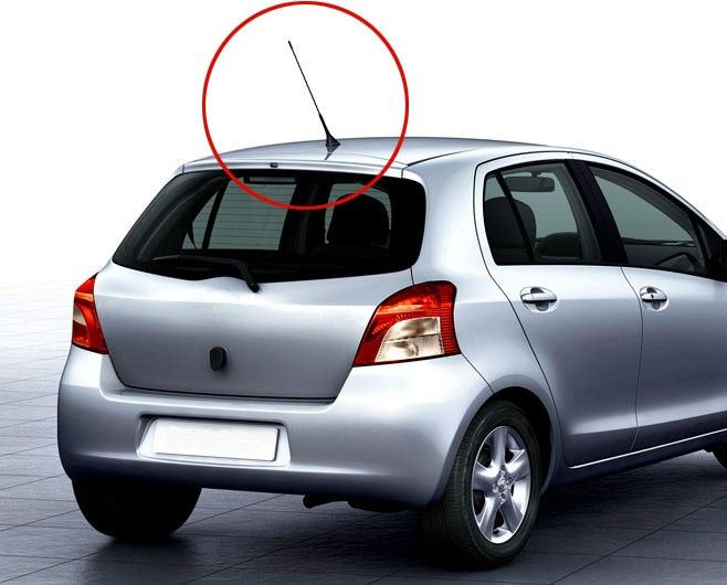 11″ Screw-in AM/FM Roof Antenna Whip Mast