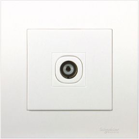 Vivace 1 Gang TV Coaxial Outlet