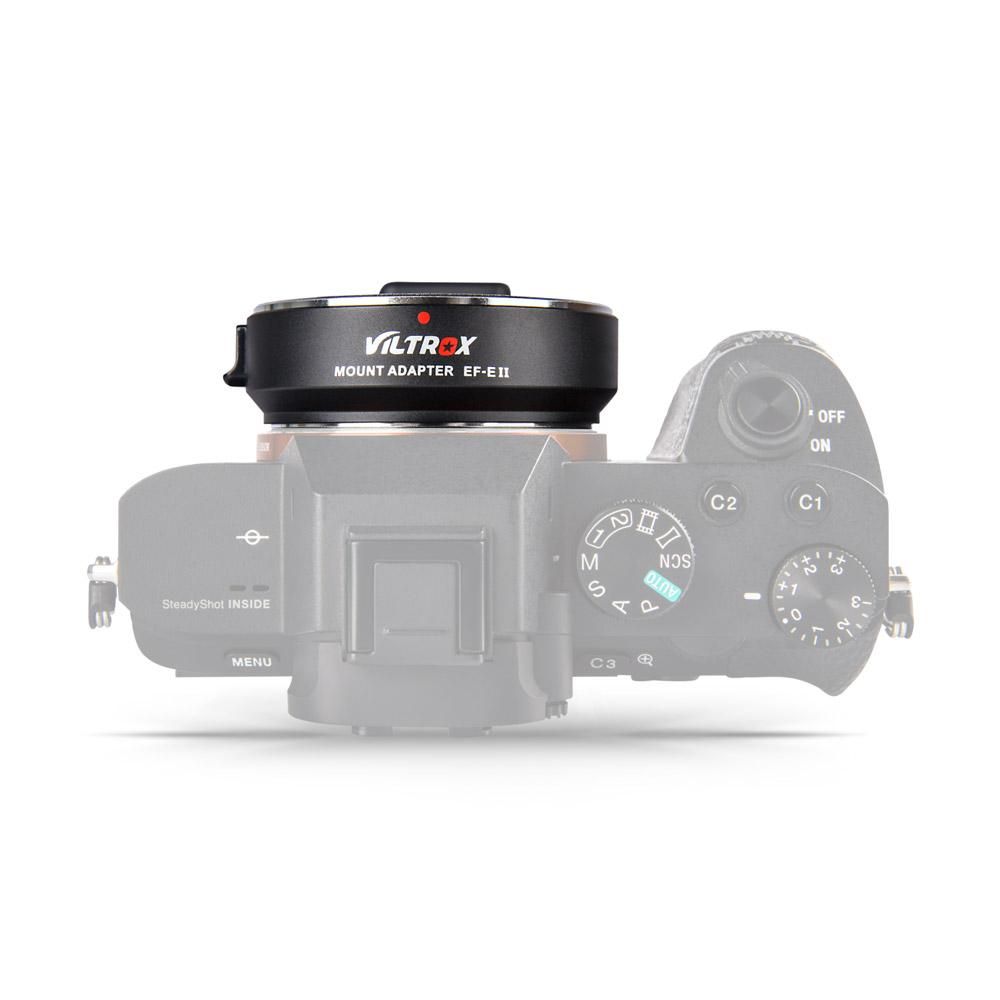 Viltrox EF-E II Lens Mount AF Auto Focus Reducer Speed Booster Adapter for Canon EF Lens to Sony E-mount Camera