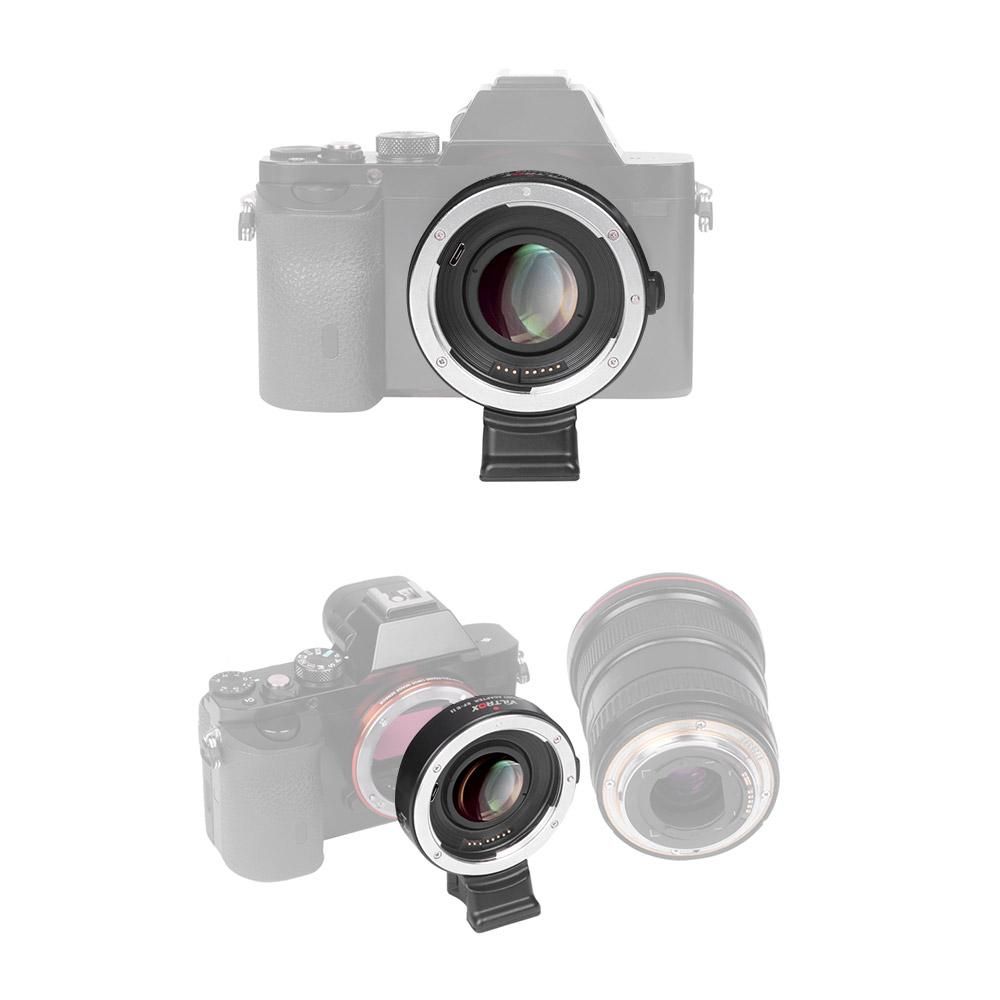 Viltrox EF-E II Lens Mount AF Auto Focus Reducer Speed Booster Adapter for Canon EF Lens to Sony E-mount Camera