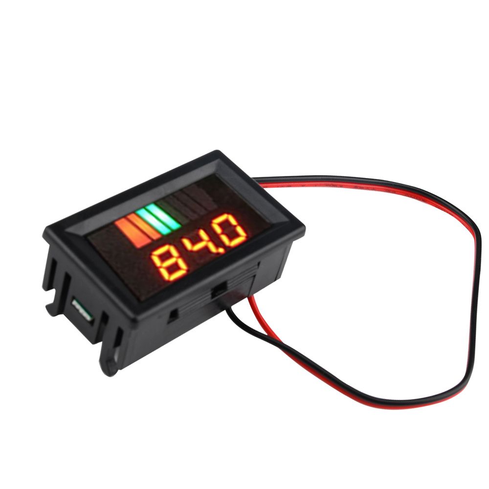 Car Battery Charge Level Indicator 12V 24V 36V 48V 60V 72V