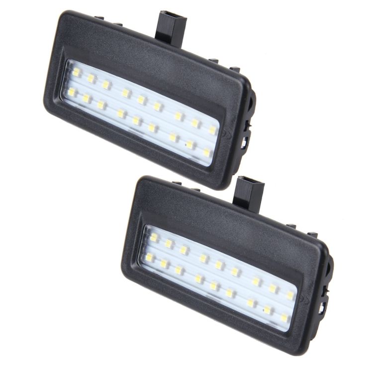 2 PCS White Light Car LED Vanity Mirror Lamp