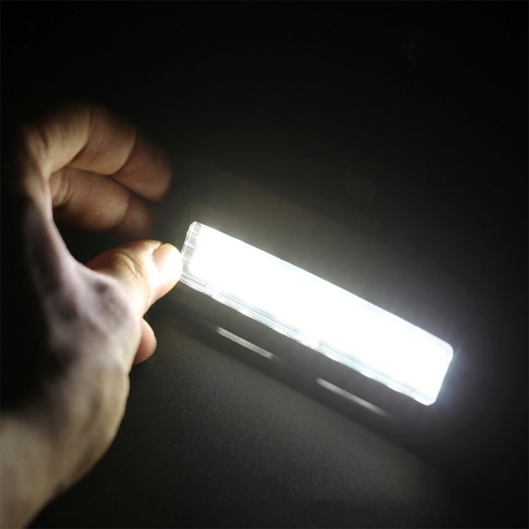 2 PCS White Light Car LED Vanity Mirror Lamp