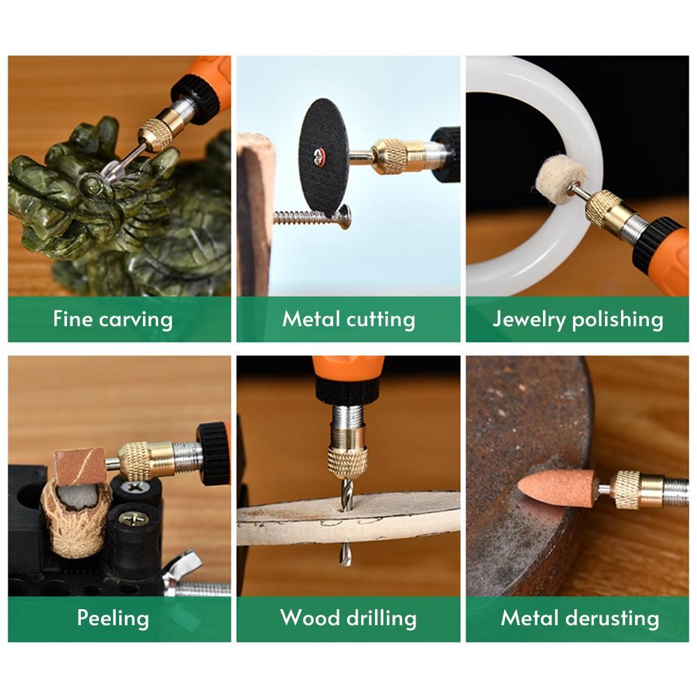 Electric Grinding Accessories Set 276PC Consumables Rotary Tools Accessories Kit Anticrash Foam Box Used for Cutting Drill Sand Disc Polishing Grinding Engraving Sharpening and Engraving