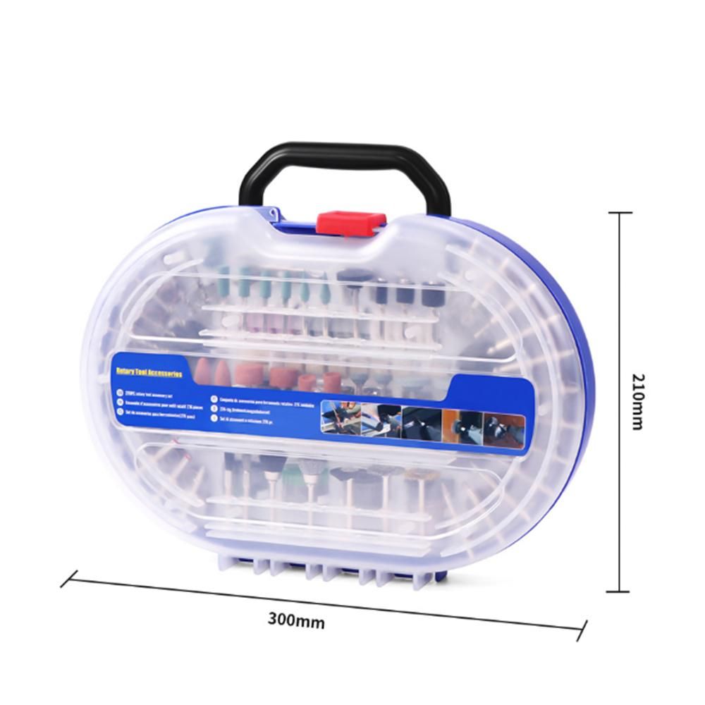 Electric Grinding Accessories Set 276PC Consumables Rotary Tools Accessories Kit Anticrash Foam Box Used for Cutting Drill Sand Disc Polishing Grinding Engraving Sharpening and Engraving