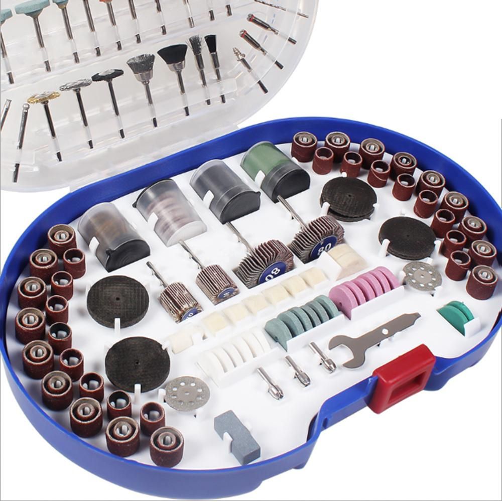 Electric Grinding Accessories Set 276PC Consumables Rotary Tools Accessories Kit Anticrash Foam Box Used for Cutting Drill Sand Disc Polishing Grinding Engraving Sharpening and Engraving
