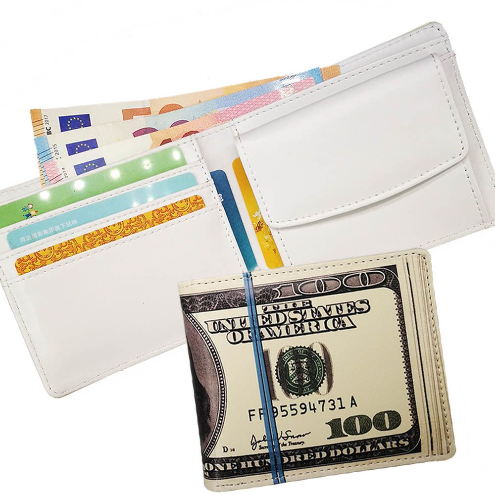 Cute 100 USD US Wallet For Boys Kids Men PU Leather