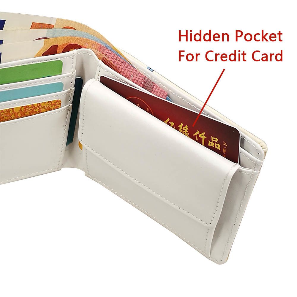 Cute 100 USD US Wallet For Boys Kids Men PU Leather